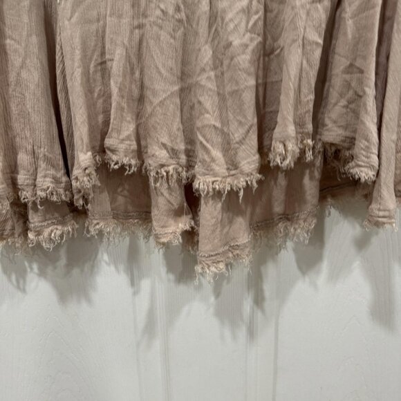 UMGEE Wome'n‎ Top M With Embroidery Lace In Front Printed & Solid Fabric BOHO - Picture 5 of 8